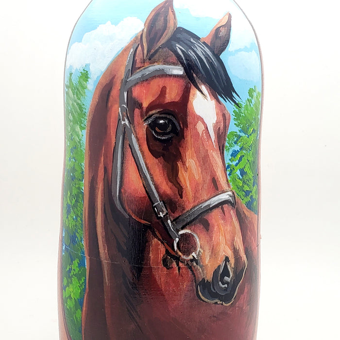 horse hand painted image