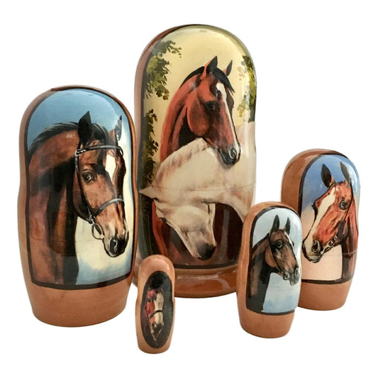 Horse nesting dolls