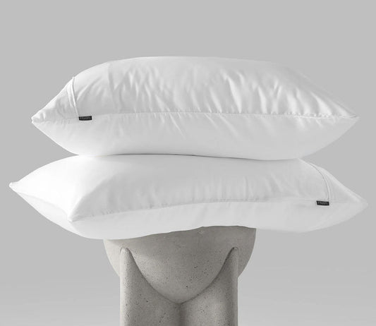Hush Iced Pillowcase Set by Hush Blankets, in white, silo