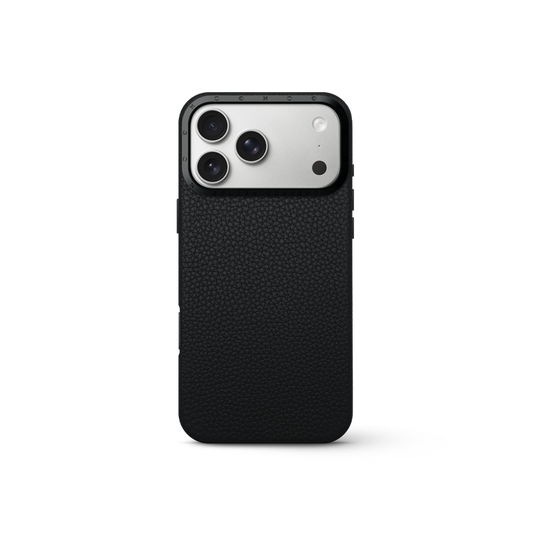 iPhone Case 17 - Full-Grain Leather - Black