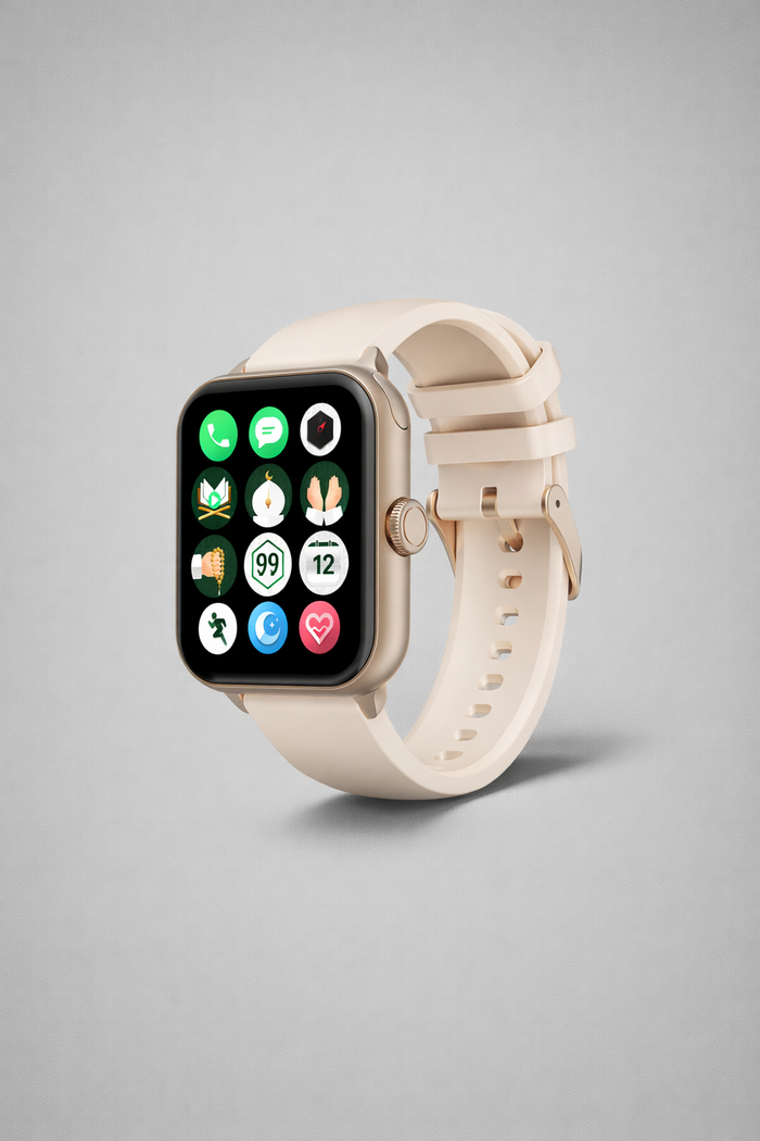 Islamic Smart Watch with Qibla Finder & Prayer Times | iQibla Qwatch S6