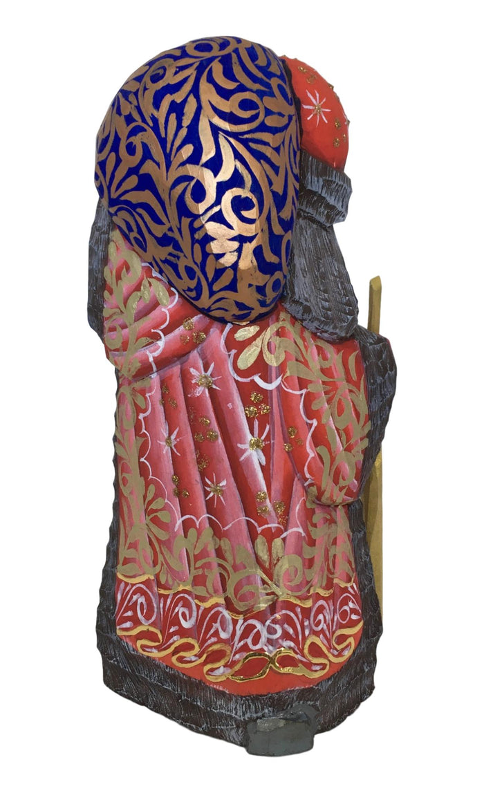 Red Father Frost Russian figure