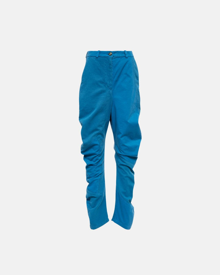 Jw Anderson Women Twisted Trousers Indigo