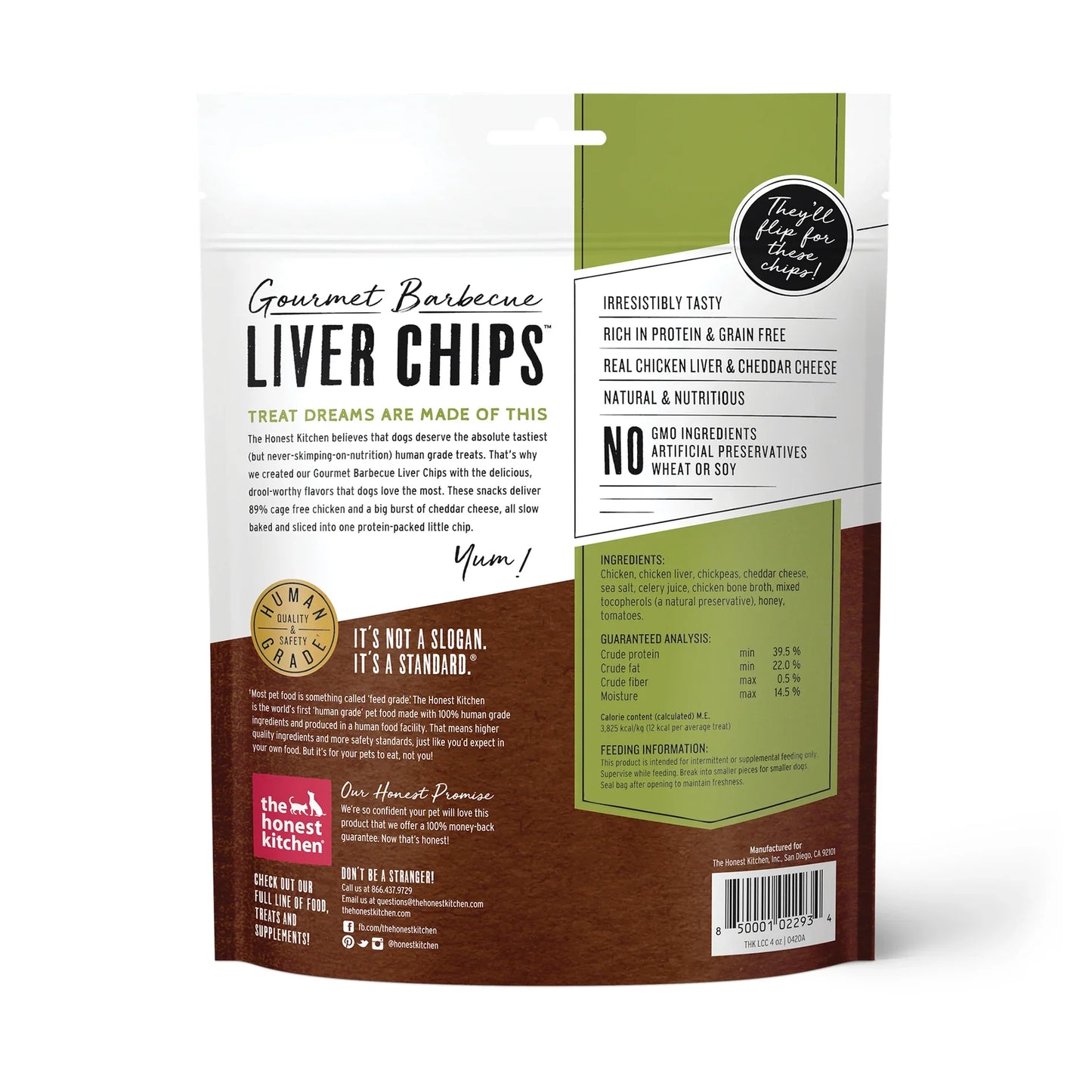 Honest Kitchen Gourmet Barbecue Liver Chips