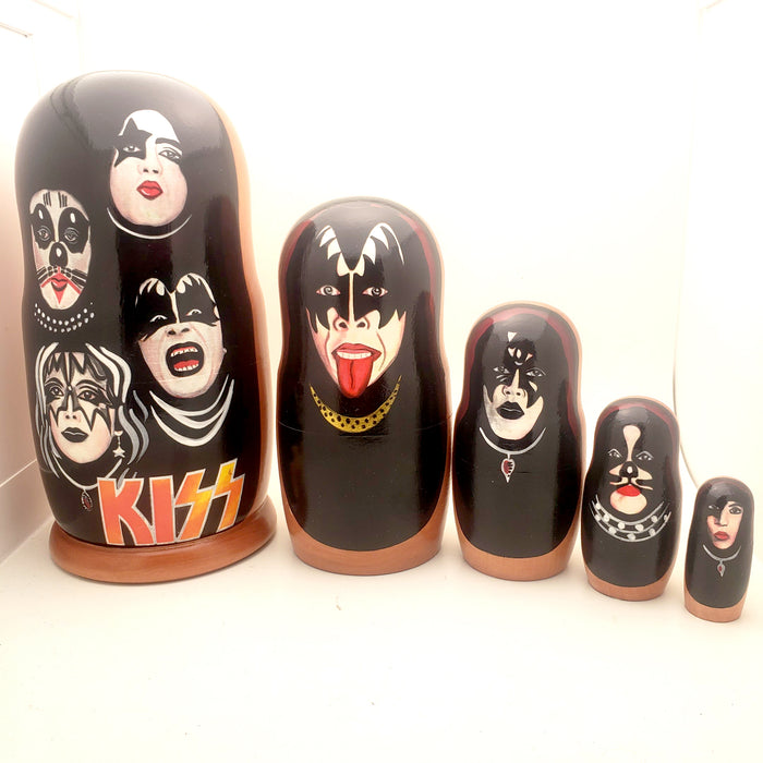 Kiss Band Stacking Doll Gift 7"Tall BuyRussianGifts Store