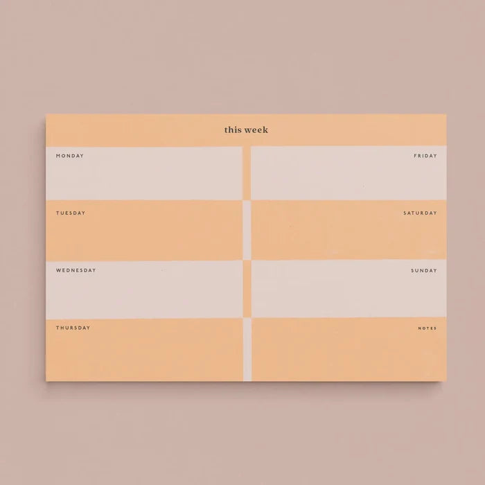 Large Week Pad