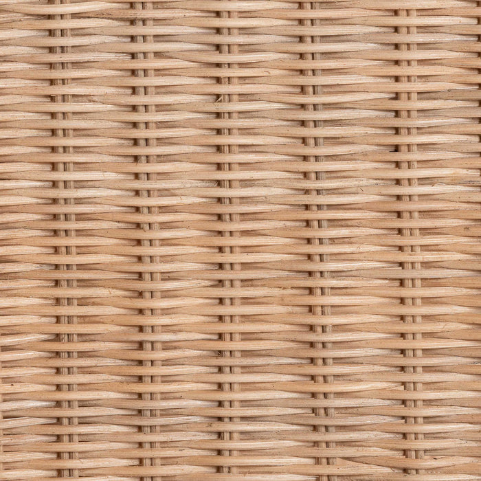Linden Rattan Storage Shelf by bali & pari — material and construction detail