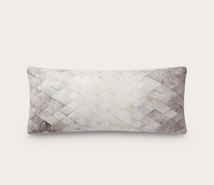 Diamond Faux Hide Throw Pillow by Loloi