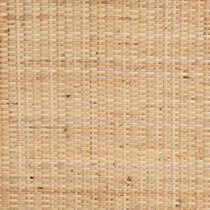 Luella Rattan 1-Drawer Nightstand by bali & pari — material and construction detail