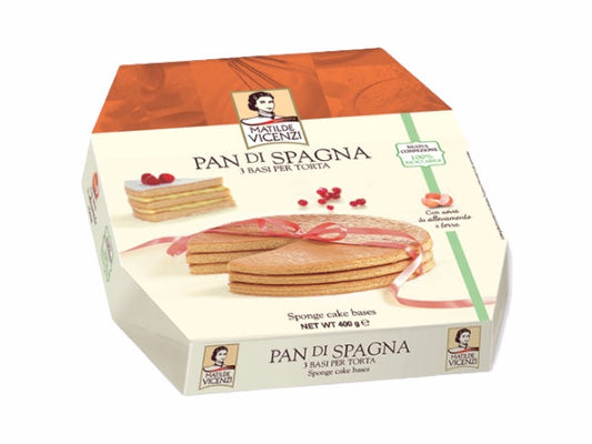 MATILDE VICENZI Puff pastry cake bases PAN DI SPAGNA  400g