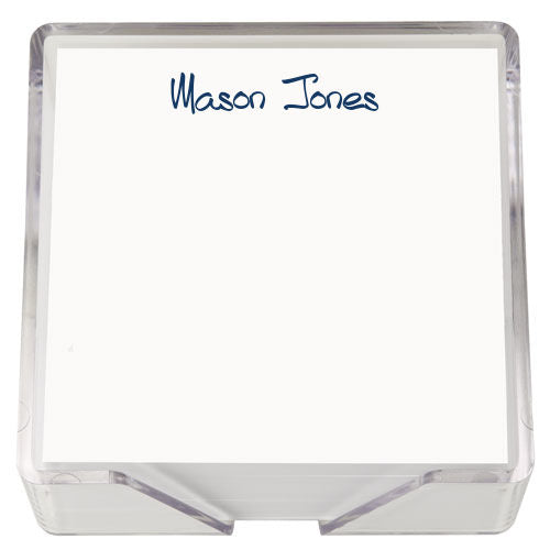Memo Squares w/ Acrylic Holder