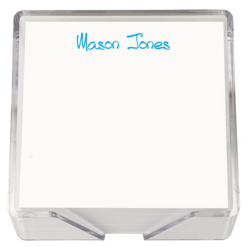 Memo Squares w/ Acrylic Holder
