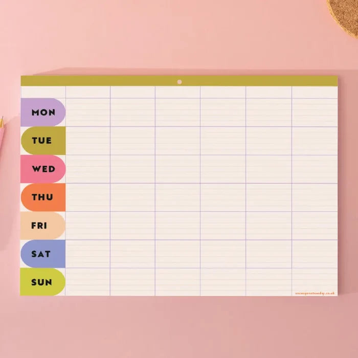 Monthly Planner Pad Bright Arches