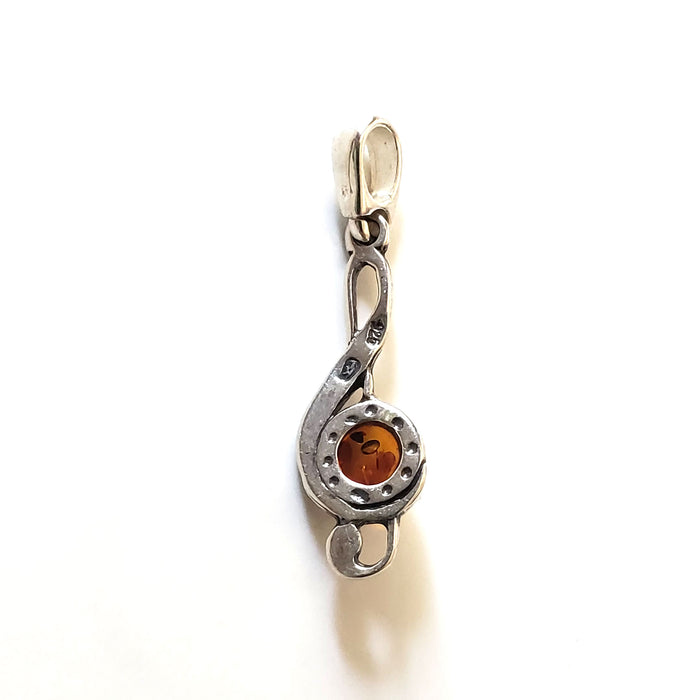 silver Treble Clef pendant
