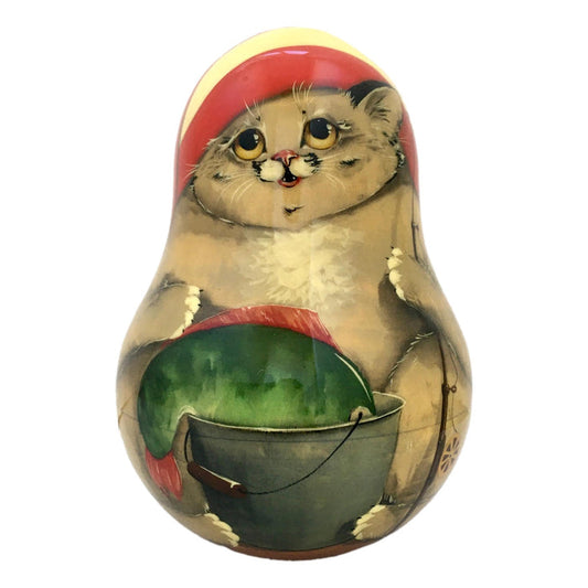 Cat Fisherman Bell Doll BuyRussianGifts Store