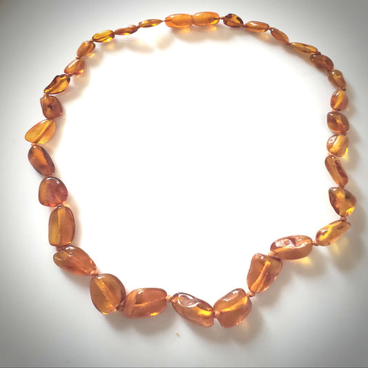 baby amber teething necklace
