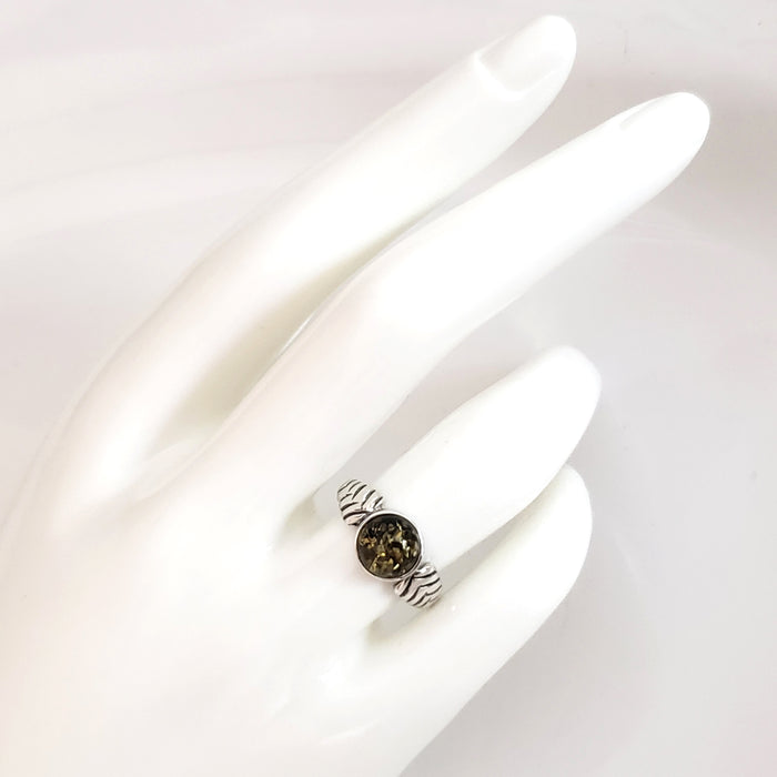 real amber ring