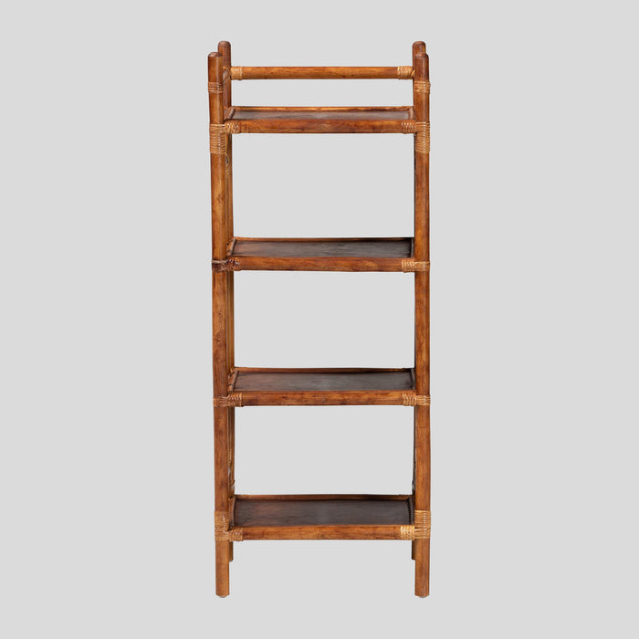 Nyra Rattan Display Shelf by bali & pari — overall view