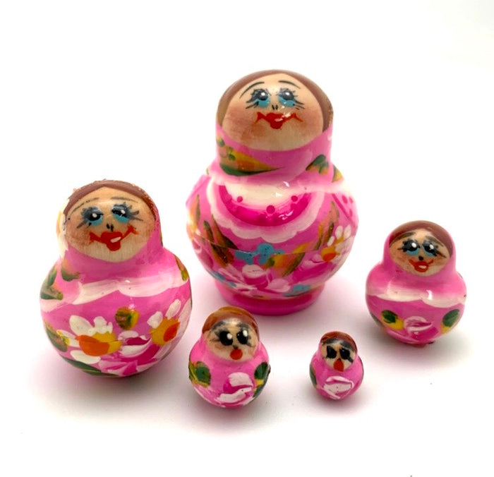 Pink matryoshka mini