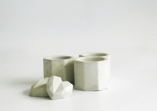 Poly Mini Concrete planter