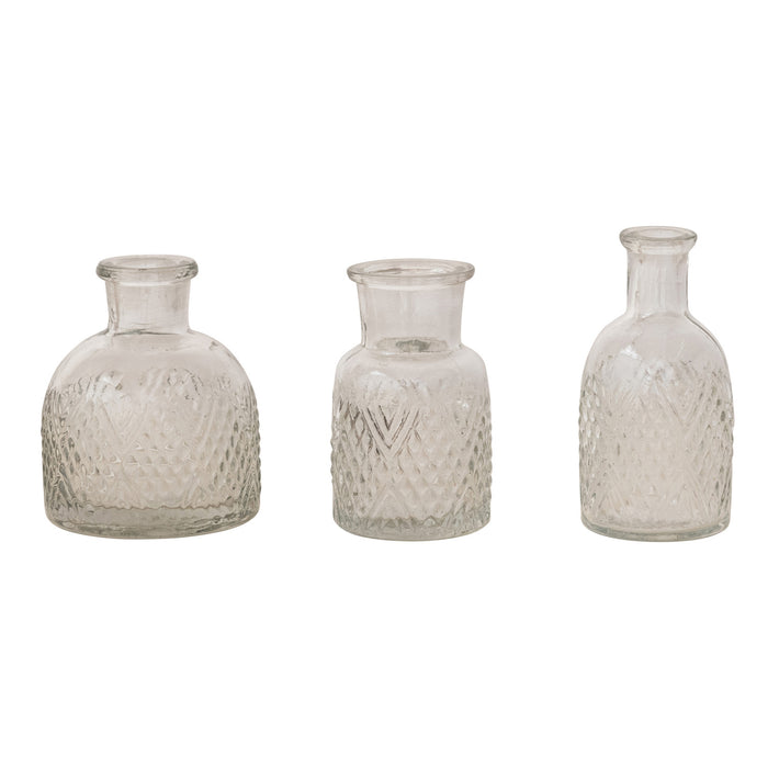 Pressed Glass Vase