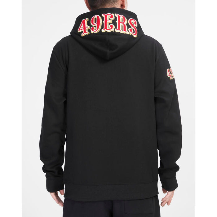 Official NFL Pro Standard San Francisco 49ers Classic Logo Zipper Hoodie