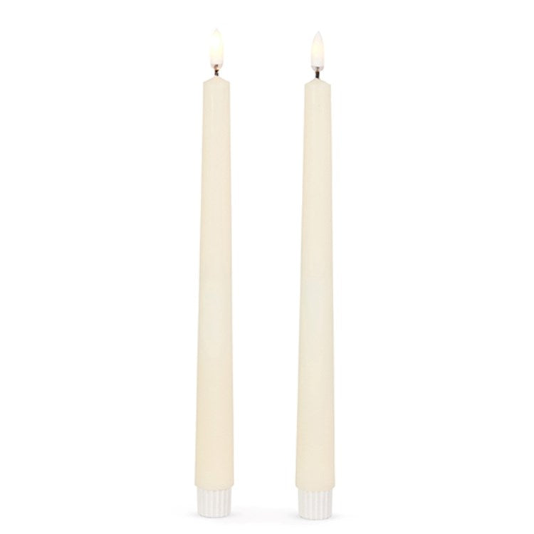 11" Ivory Taper Candles