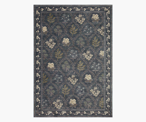 Fiore Hawthorne Power Loomed Rug - Navy