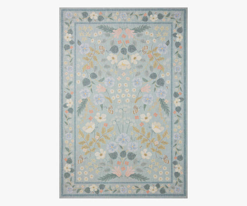 Cotswolds Willow Power Loomed Rug - Sky