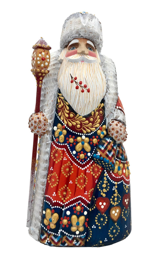 Large russian wooden santa