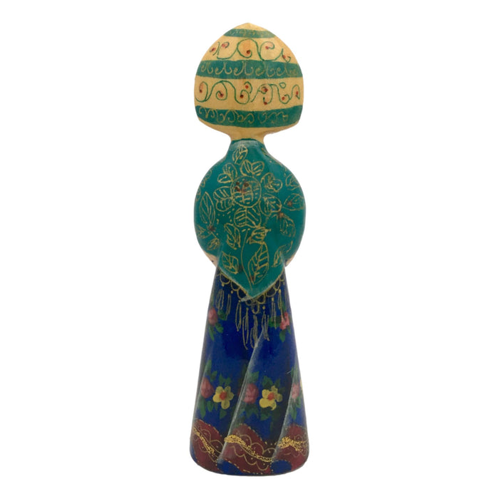 Russian Doll with Flowers Christmas Ornament BuyRussianGifts Store
