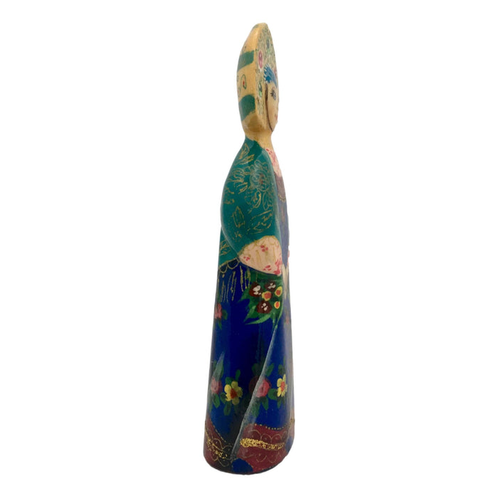 Russian Doll with Flowers Christmas Ornament BuyRussianGifts Store