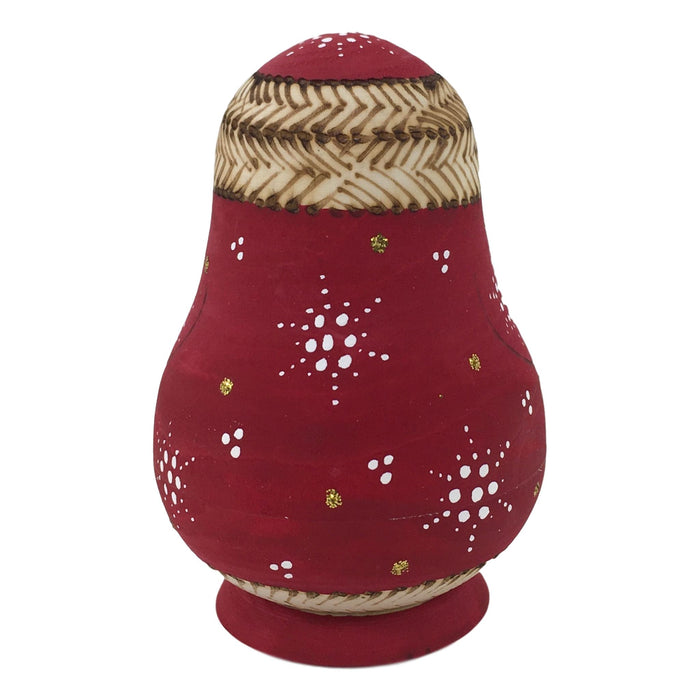 Wooden Santa Russian doll