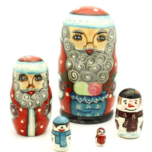 Santa and Snowman Matryoshka Set