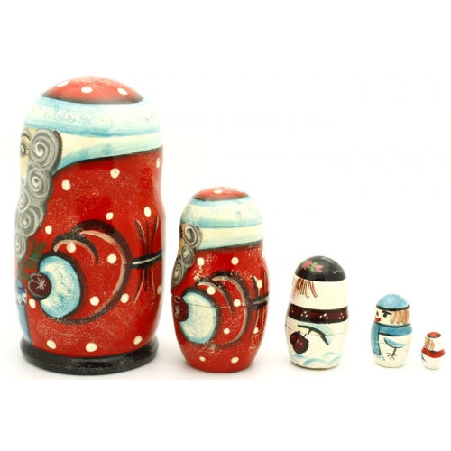 Santa and Snowman Matryoshka Set
