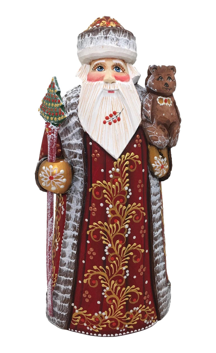 Wooden Santa Russian