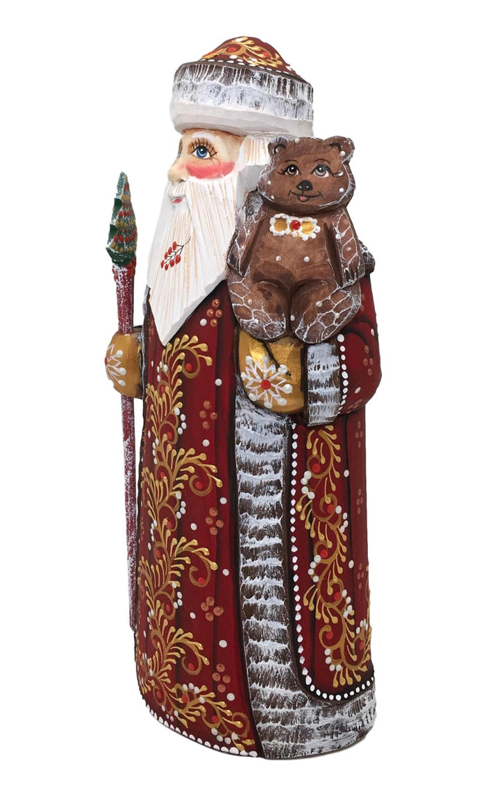 Wooden Santa figurine