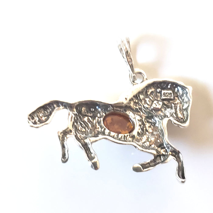 925 silver horse