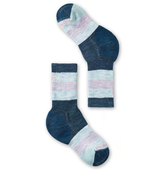 Smartwool Kids' Hike Striped Full Crew|SW001690G74-M,SW001690G74-L