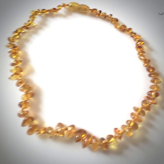 baby amber teething necklace
