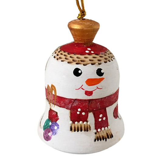Christmas bell ornament