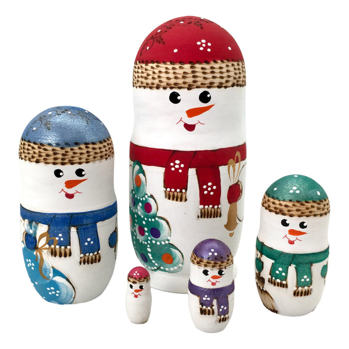 Snowman nesting doll