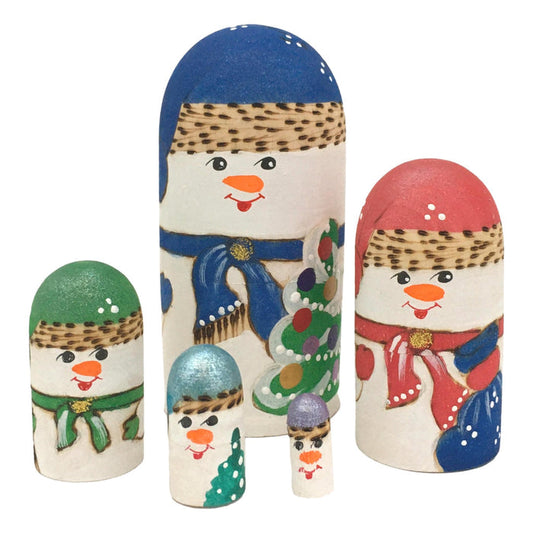 Snowman Nest Dolls Small BuyRussianGifts Store