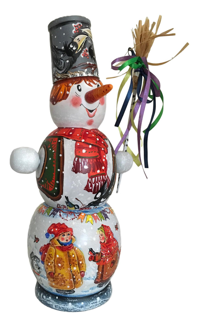 Snowman Russian doll box BuyRussianGifts Store