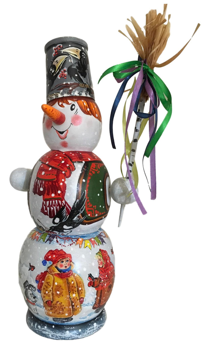 Snowman Russian doll box BuyRussianGifts Store
