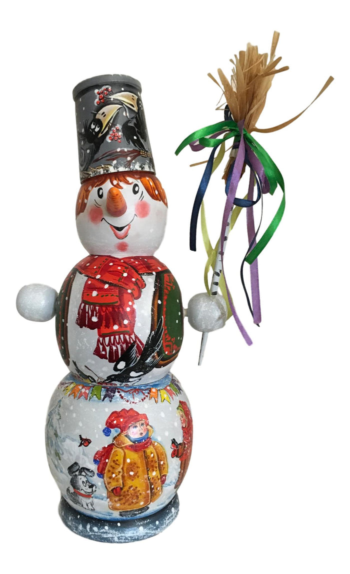 Snowman Russian doll box BuyRussianGifts Store