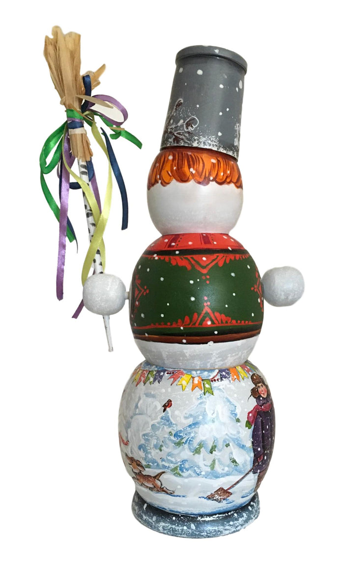 Snowman Russian doll box BuyRussianGifts Store