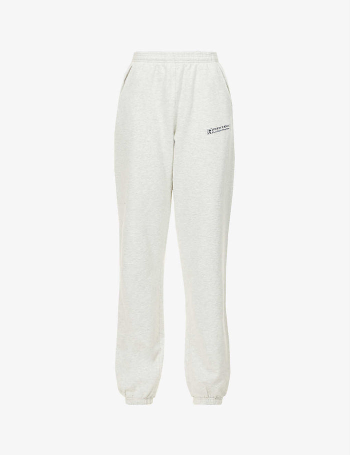 SPORTY & RICH Good Health Heather Grey Joggers - House Of Huntington