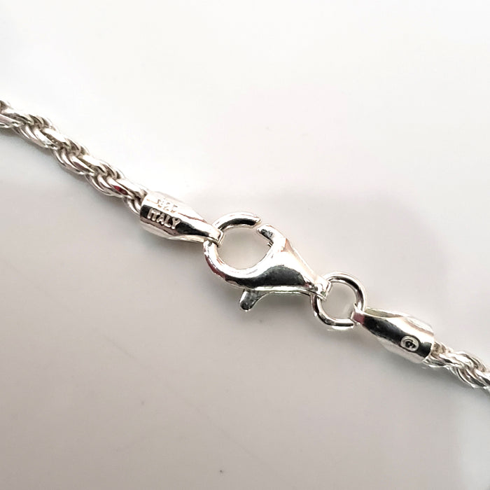 italy made silver chain