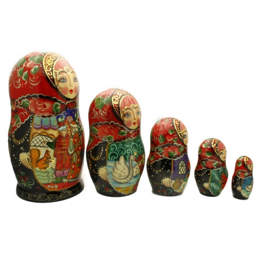 Tale of Tsar Saltan 5 Piece Nesting Doll Set
